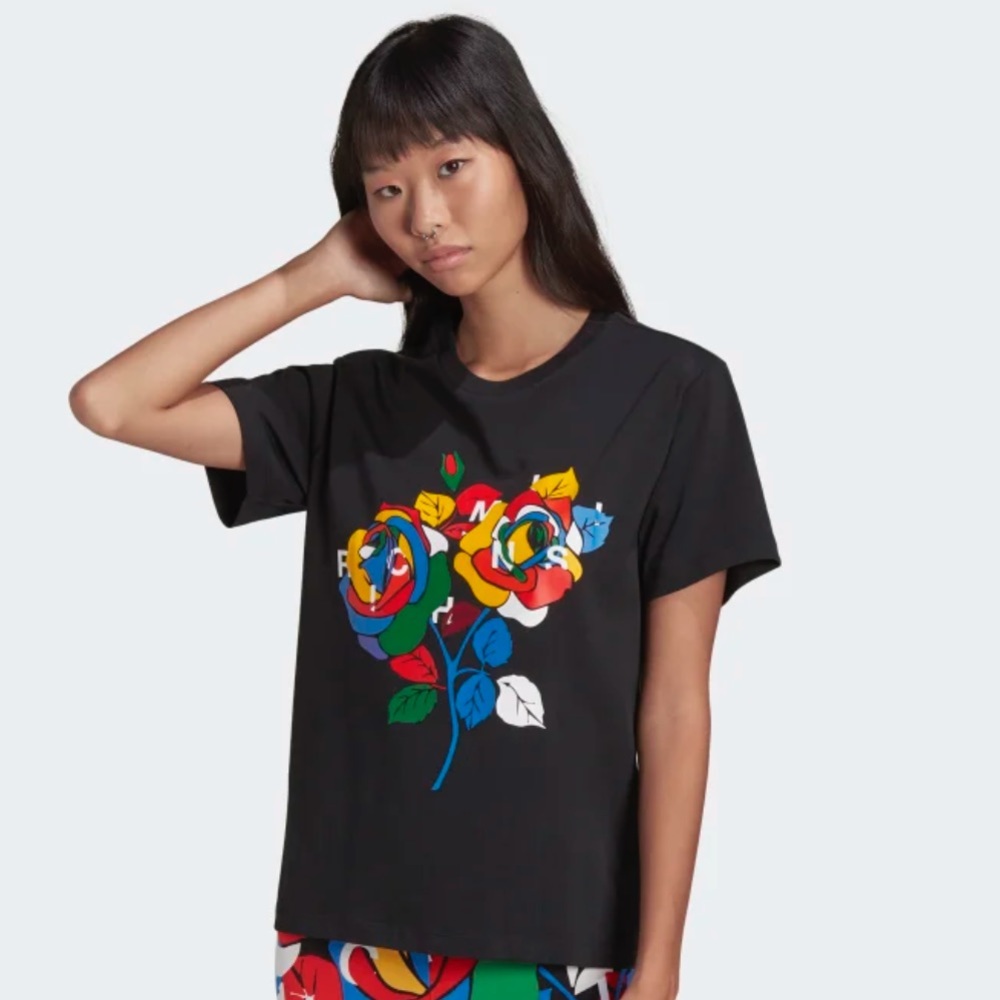 ❤️ ADIDAS ❤️ Limited Edition Rich Mnisi Rose Tee - Picture 3 of 14